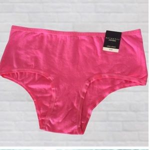 Metaphor Pink Cotton Stretch Brief Panties NWT